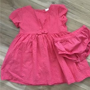 Baby B’Gosh Eyelet Dress w/Matching Pants 24mo